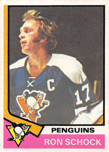 1974-75 Topps #167 Ron Schock VG  Pittsburgh Penguins 