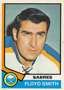 1974-75 Topps #176 Floyd Smith CO VG  Buffalo Sabres 