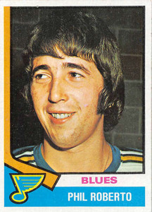 1974-75 Topps #208 Phil Roberto VG  St. Louis Blues 