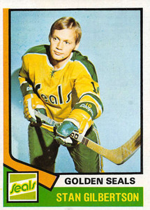 1974-75 Topps #223 Stan Gilbertson VG  California Golden Seals 