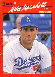 1990 Donruss #84 Mike Marshall NM-MT Los Angeles Dodgers 