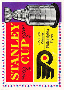 1974-75 Topps #250 Philadelphia Flyers Stanley Cup VG  Philadelphia Flyers 