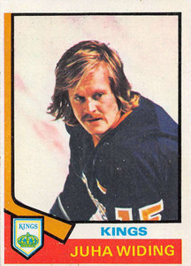 1974-75 Topps #258 Juha Widing VG  Los Angeles Kings 