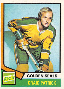 1974-75 Topps #262 Craig Patrick VG  California Golden Seals 