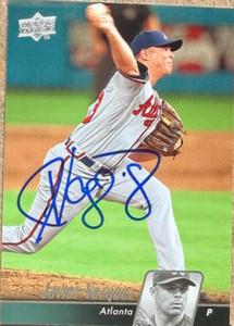 Javier Vazquez Autographed 2010 Upper Deck #58 Atlanta Braves Card 