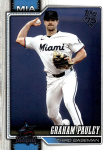 2026 Topps #434 Graham Pauley NM-MT  Miami Marlins 