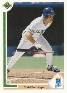 1991 Upper Deck Final Edition #41F Todd Benzinger NM-MT Kansas City Royals 