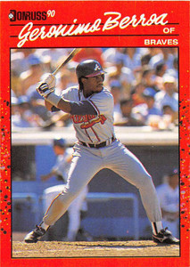 1990 Donruss #104 Geronimo Berroa NM-MT Atlanta Braves 