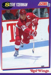 1991-92 Score American #190 Steve Yzerman NM-MT Detroit Red Wings 
