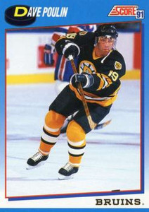 1991-92 Score Canadian Bilingual #452 Dave Poulin NM-MT  Boston Bruins 