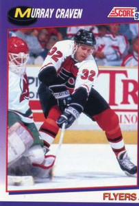 1991-92 Score American #262 Murray Craven NM-MT Philadelphia Flyers 