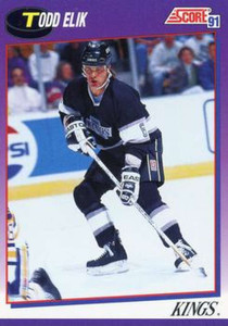 1991-92 Score American #83 Todd Elik NM-MT Los Angeles Kings 