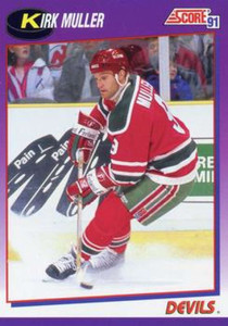 1991-92 Score American #110 Kirk Muller NM-MT New Jersey Devils 