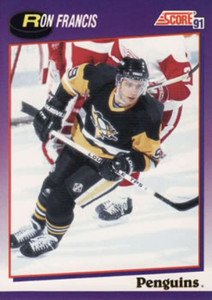 1991-92 Score American #267 Ron Francis NM-MT Pittsburgh Penguins 