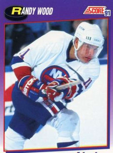 1991-92 Score American #281 Randy Wood NM-MT New York Islanders 