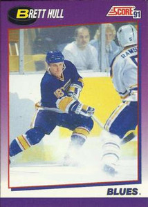 1991-92 Score American #1 Brett Hull NM-MT St. Louis Blues 