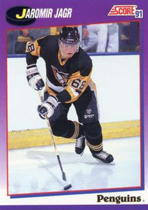 1991-92 Score American #98 Jaromir Jagr NM-MT Pittsburgh Penguins 