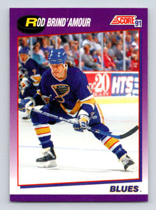1991-92 Score American #85 Rod Brind'Amour NM-MT St. Louis Blues 
