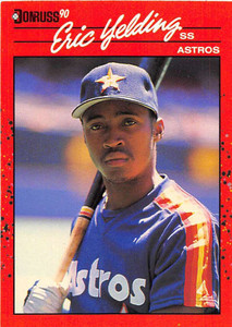 1990 Donruss #123 Eric Yelding NM-MT RC Rookie Houston Astros 