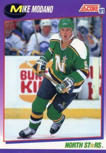 1991-92 Score American #247 Mike Modano NM-MT Minnesota North Stars 