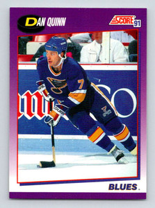 1991-92 Score American #62 Dan Quinn NM-MT St. Louis Blues 