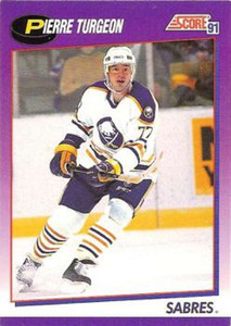 1991-92 Score American #4 Pierre Turgeon NM-MT Buffalo Sabres 