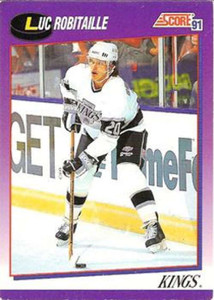 1991-92 Score American #3 Luc Robitaille NM-MT Los Angeles Kings 