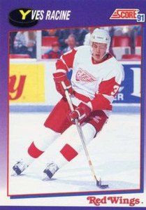 1991-92 Score American #158 Yves Racine NM-MT Detroit Red Wings 