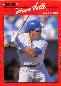1990 Donruss #129 Dave Valle NM-MT Seattle Mariners 