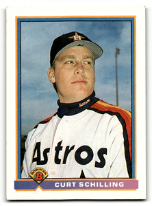 1991 Bowman #560 Curt Schilling VG Houston Astros 