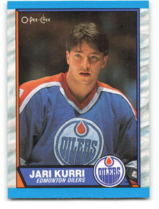 1989-90 O-Pee-Chee #43 Jari Kurri VG Edmonton Oilers 