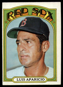 1972 Topps #313 Luis Aparicio VG Boston Red Sox 