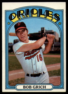 1972 Topps #338 Bobby Grich VG Baltimore Orioles 