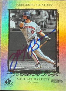 Michael Barrett Autographed 1999 SP Top Prospects #14 Montreal Expos Card