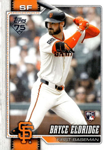 2026 Topps #406 Bryce Eldridge NM-MT  RC Rookie San Francisco Giants 