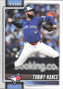 2026 Topps #538 Tommy Nance NM-MT  Toronto Blue Jays 
