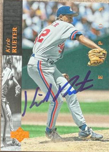Kirk Rueter Autographed 1994 Upper Deck #171 Montreal Expos Card