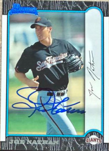 Joe Nathan Autographed 1999 Bowman #388 San Francisco Giants RC 