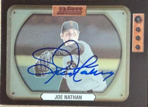 Joe Nathan Autographed 2000 Bowman - Retro / Future #113 San Francisco Giants Card
