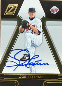 Joe Nathan Autographed 2005 Donruss Zenith #161 Minnesota Twins Card