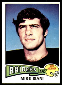 1975 Topps #151 Mike Siani VG  Oakland Raiders 