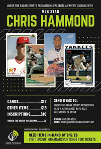 Chris Hammond Autograph Baseball Cards