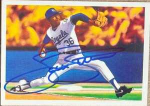 Tom Gordon Autographed 1989 Score Scoremasters #7 Kansas City Royals Card