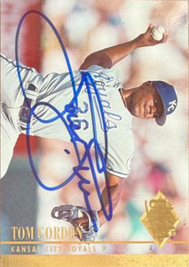 Tom Gordon Autographed 1994 Fleer Ultra #364 Kansas City Royals Card