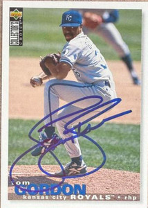 Tom Gordon Autographed 1995 Collector's Choice #461 Kansas City Royals Card