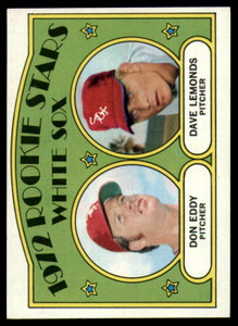 1972 Topps #413 Don Eddy/Dave Lemonds White Sox Rookies VG RC Rookie Chicago White Sox 