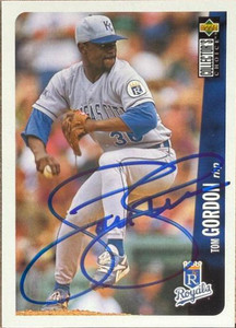 Tom Gordon Autographed 1996 Collector's Choice #169 Kansas City Royals Card