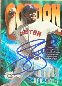 Tom Gordon Autographed 1997 Circa #361 Boston Red Sox Card 