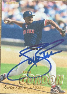 Tom Gordon Autographed 1997 Fleer #23 Boston Red Sox Card 