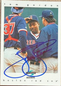 Tom Gordon Autographed 1997 Score #119 Boston Red Sox Card 